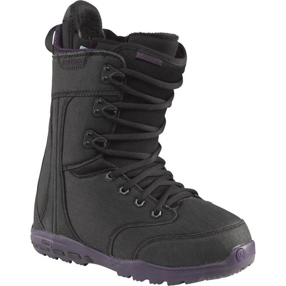 NEW Burton Sapphire Snowboard Boots! Faded Black 5 5.5 6 6.5  Euro 35 36 36.5 37 - Picture 2 of 3